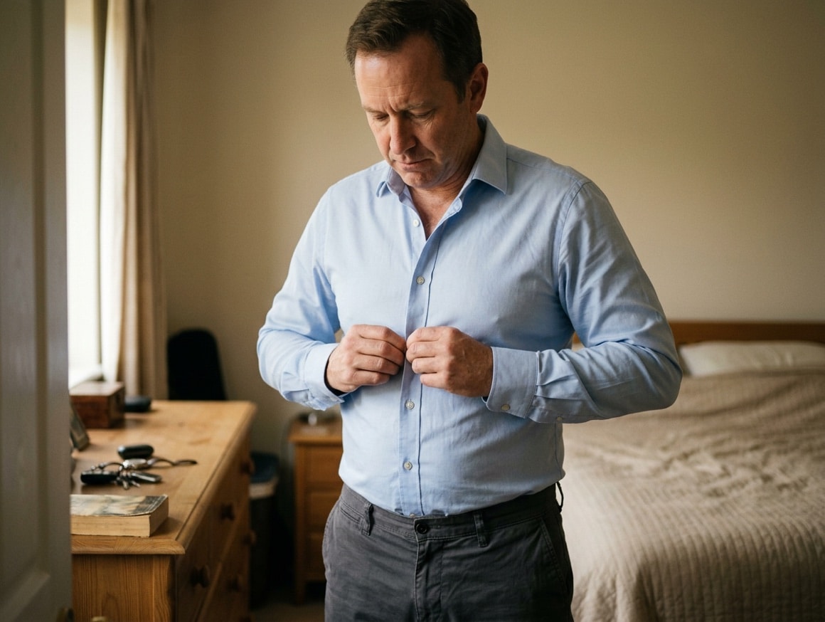 Herkenbare situatie vóór een borst liposuctie