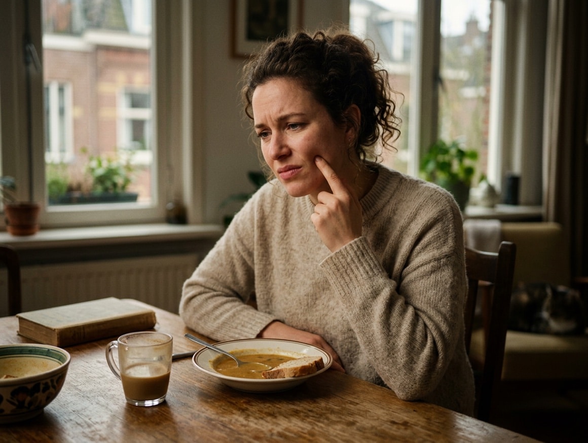 Herkenbare situatie vóór een tijdelijke kroon