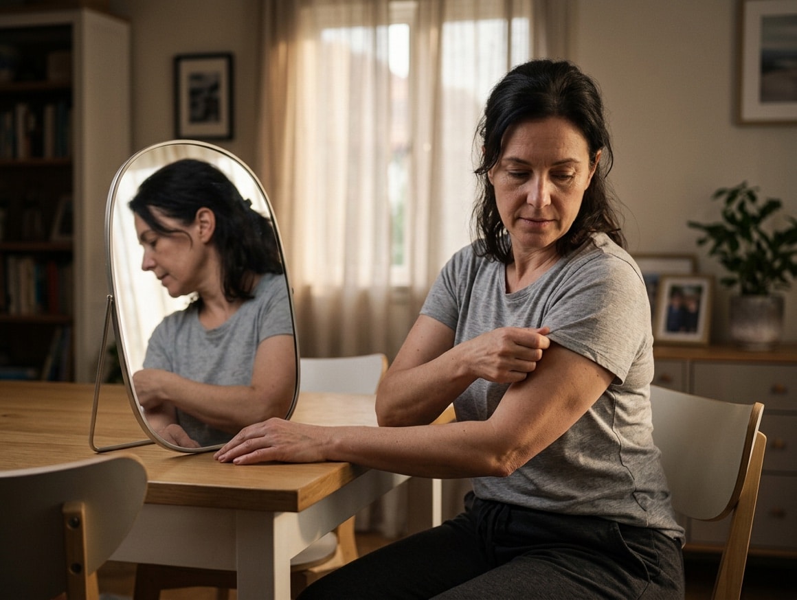 Herkenbare situatie vóór een upper body lift